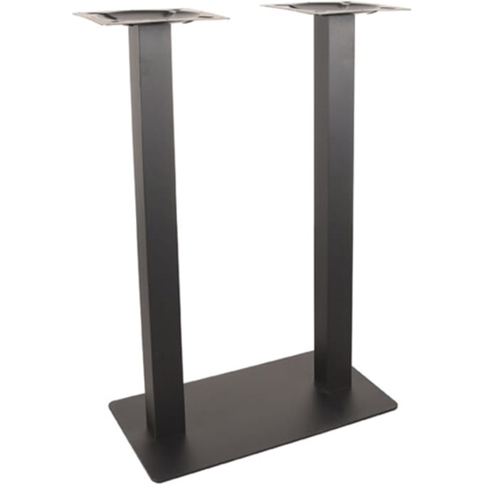 LABEL51 - Bartafel Tafelpoot Dubbel - Zwart - 40x70x108cm