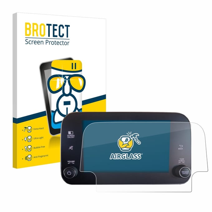 Screenprotector voor Fiat Tipo 2016-2019 Uconnet 7" Beschermglas transparant