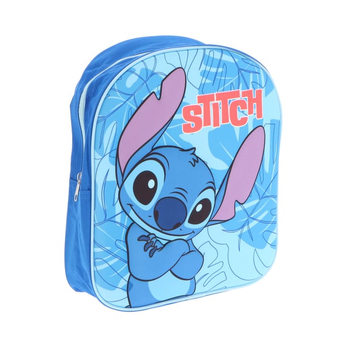 Lilo & Stitch 3D Rugzak - Schooltas - Polyester - Blauw - Rugzak kind
