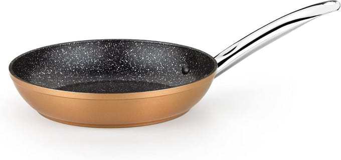 Koekenpan Koperlook 20 cm - Gesmeed Aluminium - Geschikt voor Inductie