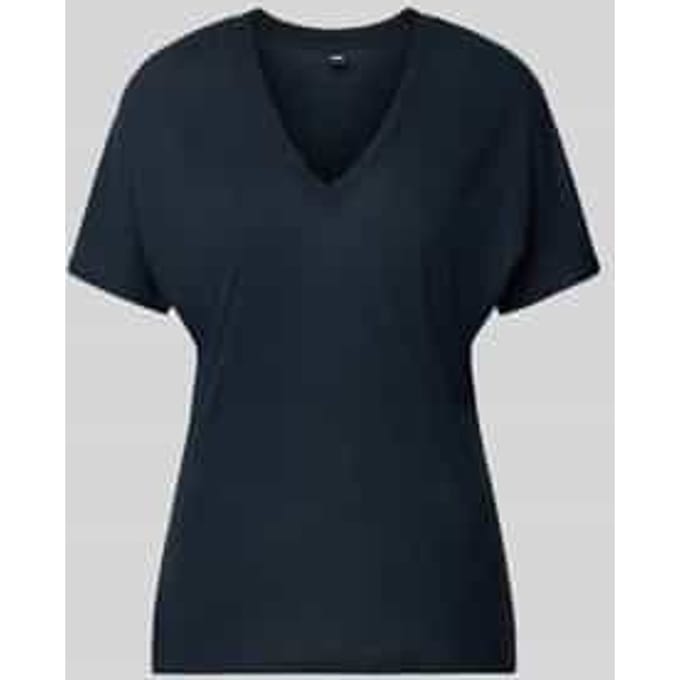 T-shirt met V-hals, model 'Eylina'