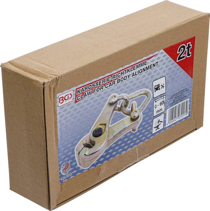 BGS Carrosserie richtklem zelfsluitend één trekrichting max. 2 ton