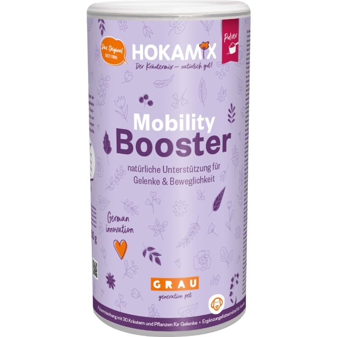 2x750g Mobility Gewricht+ GRAU HOKAMIX Poeder voor Honden
