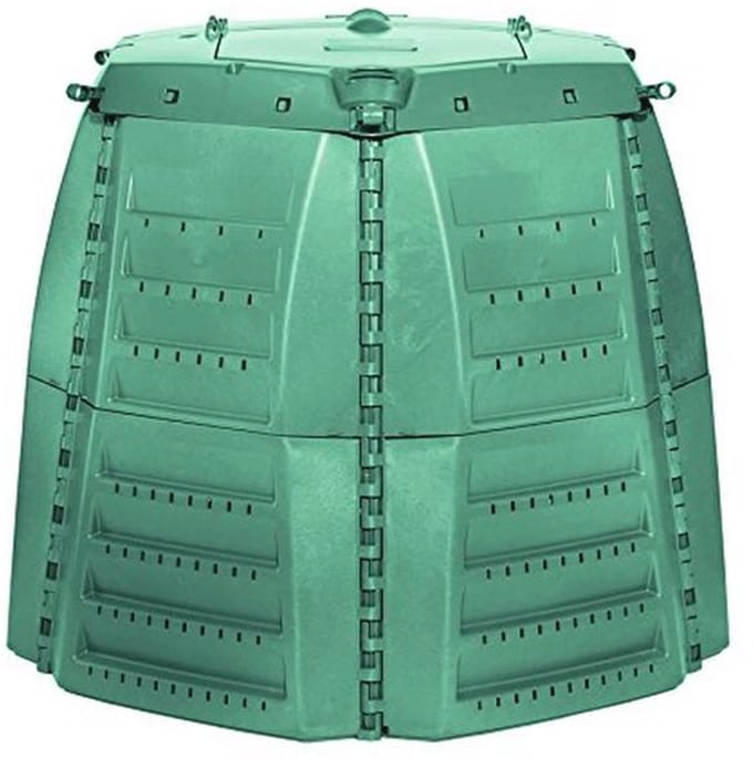 Compostvat 1000 liter voor snelle compostering met ventilatiesysteem