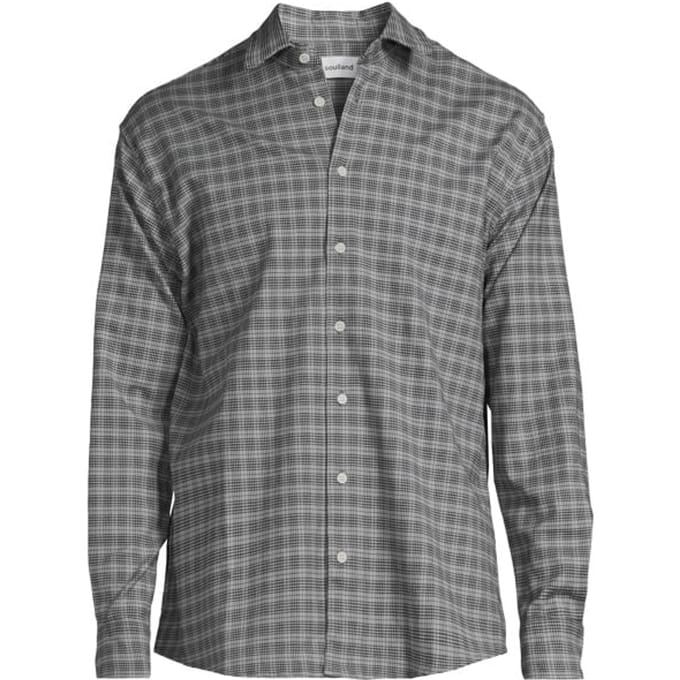 Soulland Damon Shirt Grey Taglia: M/L | Camicie Casual Outlet | Unisex | Grigio