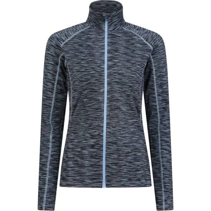 Mountain Warehouse Dames/Dames Bend & Stretch Midlayer met volledige rits (Donkerblauw)