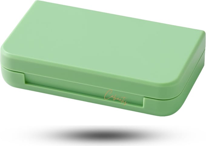 Cabantis®Mini-Pillendoos – Compact Medicijndoosje – Pill Organizer Reisformaat - Groen