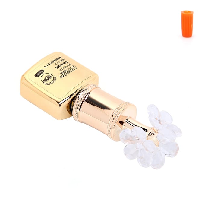 Professionele Wimper Extension Lijm Sneldrogende Wimperl Lijm Langdurige Wimperl Lijm voor Make-up 15ml beige