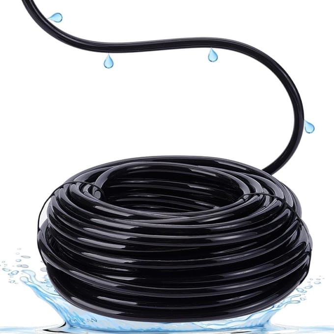 Allecto - Drip Irrigation Hose - Flexibele Pvc Tuinslang - 49Ft