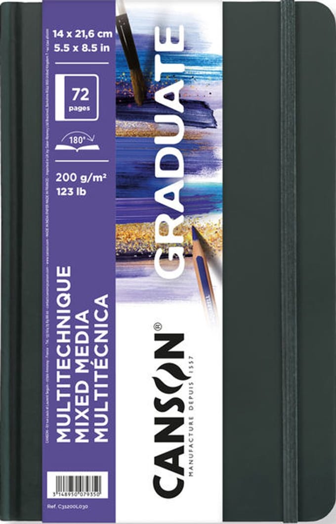 CANSON schetsboek Graduate Mixed Media 21,6 x 27,9 cm