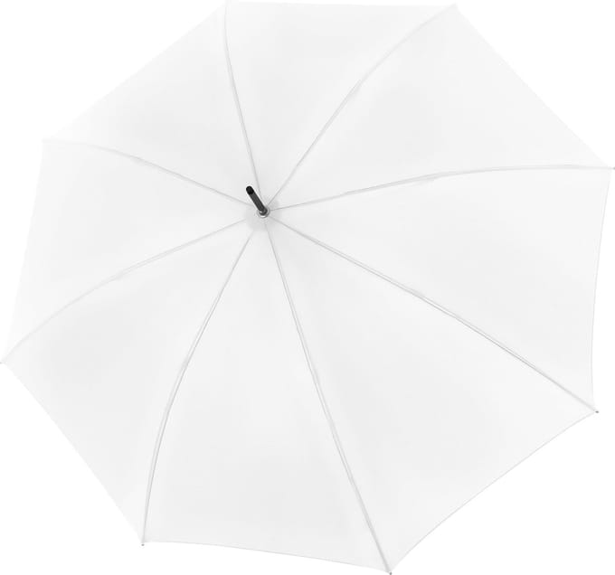 doppler Paraplu Graz Long Automatic MIA Umbrella White Wit