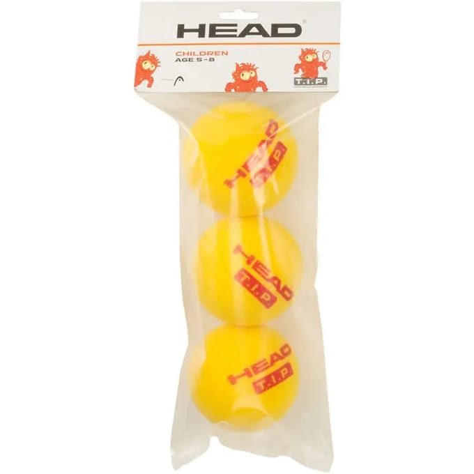 Karton van 16 sets van 3 schuim tennisballen Head T.I.P.