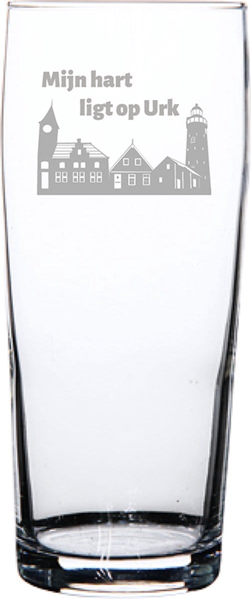 Gegraveerde bierfluitje 19cl Urk