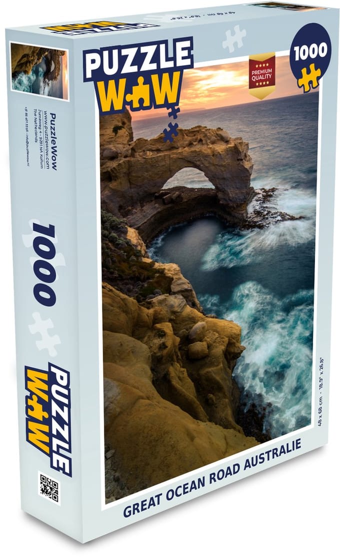 Puzzel Great Ocean Road Australie - Legpuzzel - Puzzel 1000 stukjes volwassenen