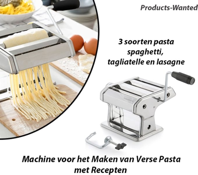 Machine voor het Maken van Verse Pasta met Recepten