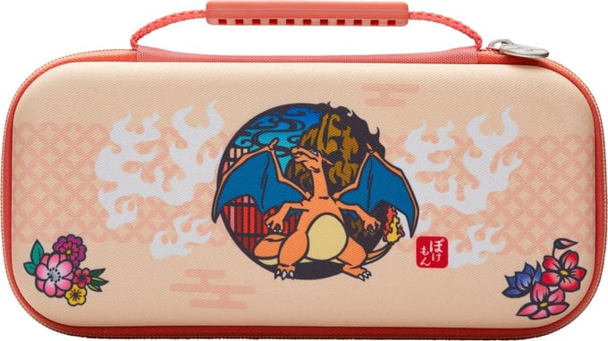 PowerA Beschermhoes voor Nintendo Switch - OLED model/ Nintendo Switch Lite Case - Charizard Bloesem - Meerkleurig