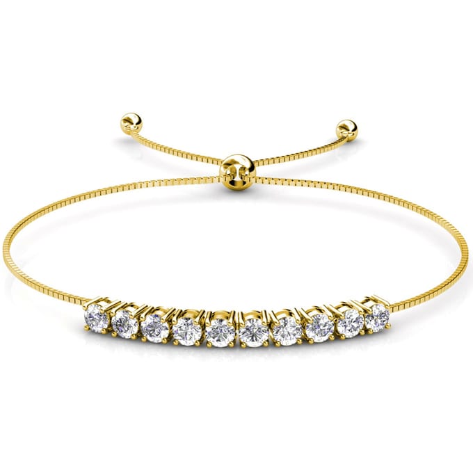 Crystal Mia armbanden - Goud en kristal