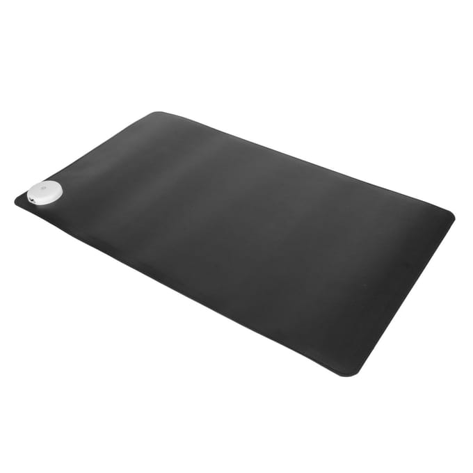 Warm Desktop Pad 3 Heating Levels Timing Waterproof Large PU Leather Heated Mouse Pad for Office EU PLUG