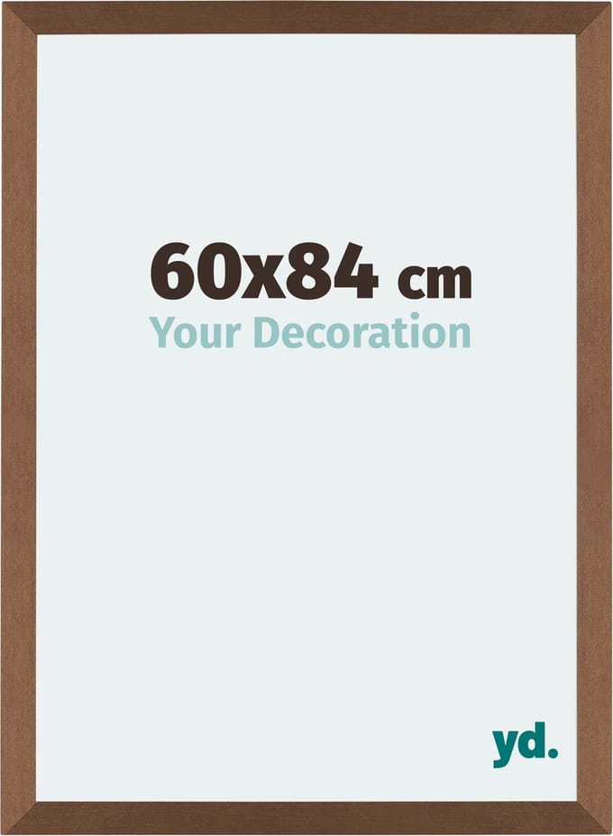 Your Decoration - Fotolijst 60x84 cm - MDF - Koper Decor - Mura
