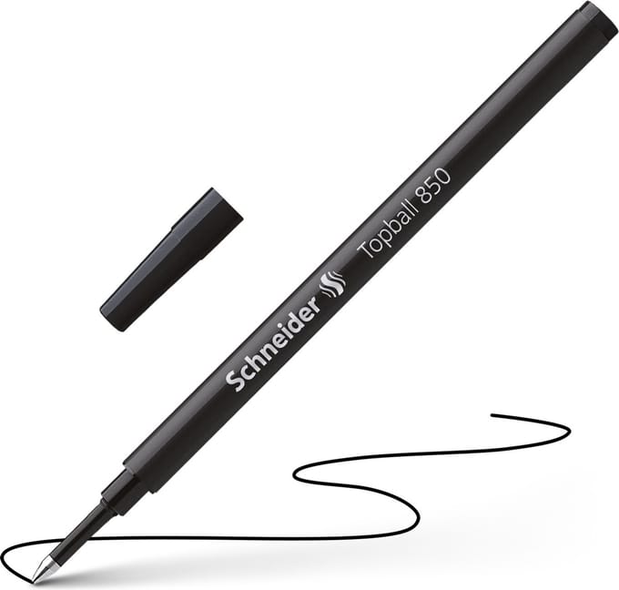 Schneider rollerball vulling - Topball 850 - zwart - S-8501