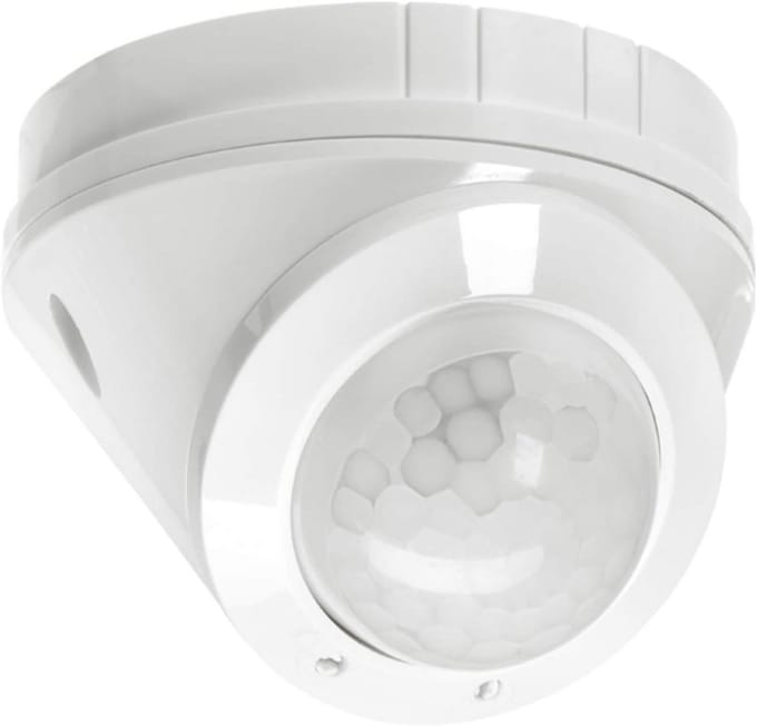 Bewegingsmelder 180° PIR IP55 - Autonome Buitenverlichting Sensor