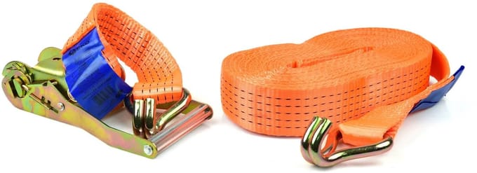 GEKO Spanband met ratel - 14 m - 5 ton - 50 mm - oranje