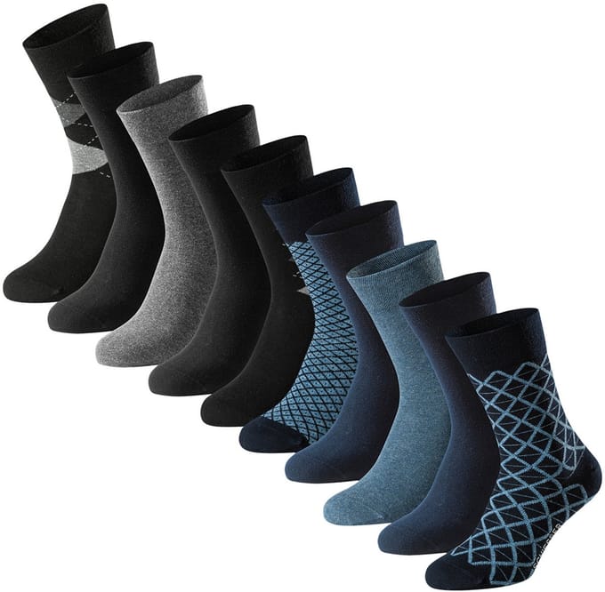 Schiesser Heren sokken 10 pack Bluebird