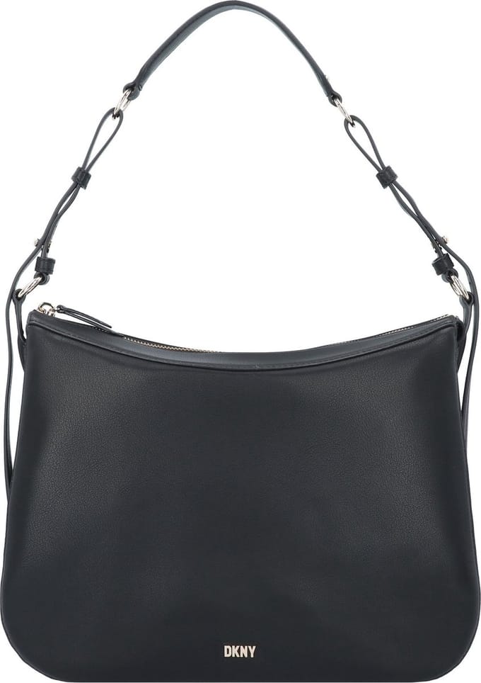 DKNY Gramercy Schoudertas Leer 33 cm - Dames - blk-gold