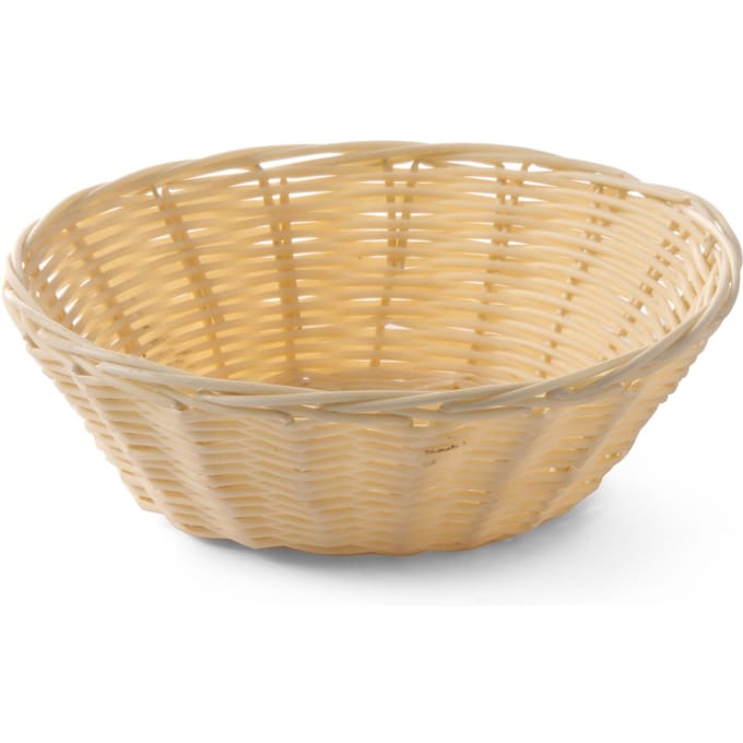 HENDI Rond broodmandje – breukvast poly-rotan – vaatwasserbestendig – ⌀200x(H)65mm