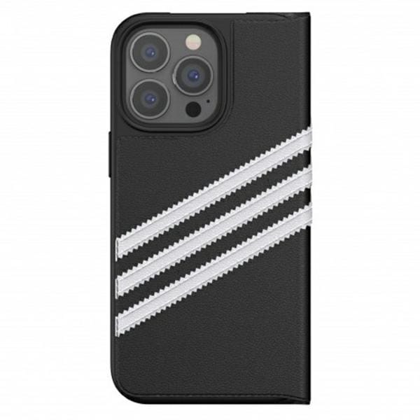 Adidas OR Booklet Case PU for iPhone 13 Pro / iPhone 13 - Black & White