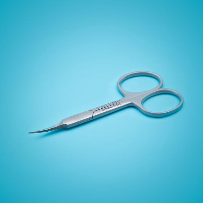 BeautyTools Nagelriemschaar INOX - Gebogen snijvlak (9.5 cm) (NS-2120)