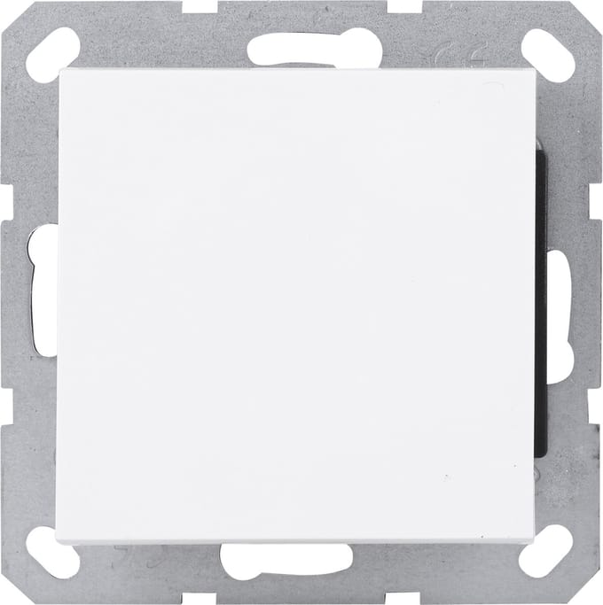 Q-Link S-Line schakelaar inbouw - wissel - polarwit
