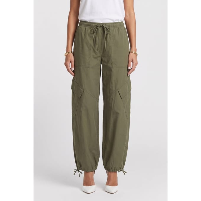 ARKET Eini Cargo Trouser Khaki Maat: 42 | Cargobroeken Outlet | Dames | Bruin