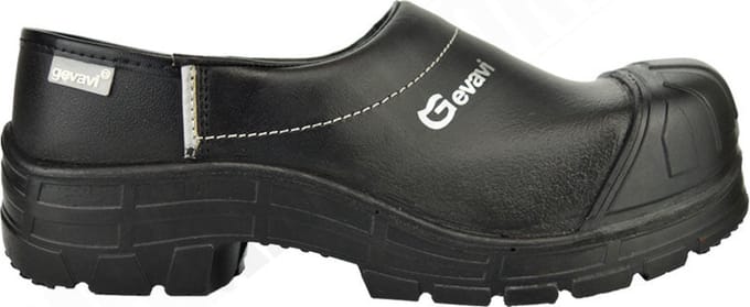 Gevavi Nordic Gesloten Flex PU S3 Schoenklomp Zwart Heren