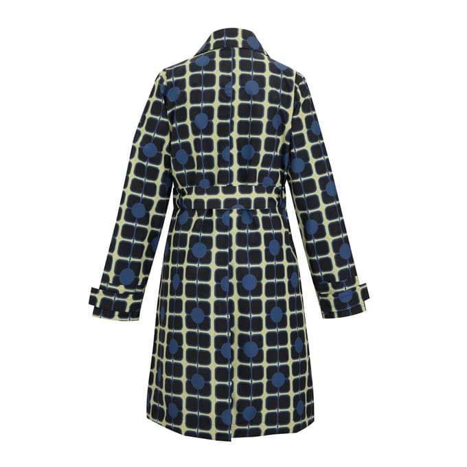 Regatta Dames/Dames Orla Kiely Waterdichte Trenchcoat (Marine)