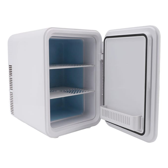 Kleine Auto Koelkast 10L Energiebesparend Multifunctioneel Snel Koelen Draagbare Koelkast voor Make-up white