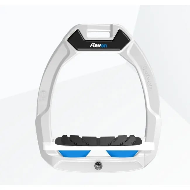 Veilige rijijzers Ingezakte Grip Wit/Wit/Blauw Flex-On Safe-On