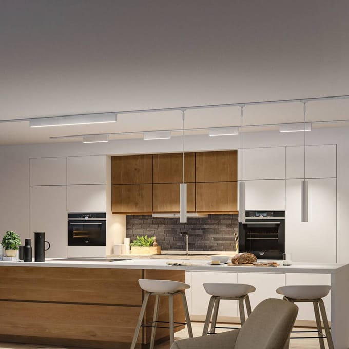 Paulmann URail LED-strip Zelos, 3000K, signaalwit, dimbaar