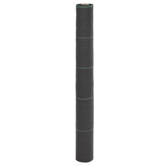 vidaXL - Worteldoek - 1x100 - m - polypropeen - zwart