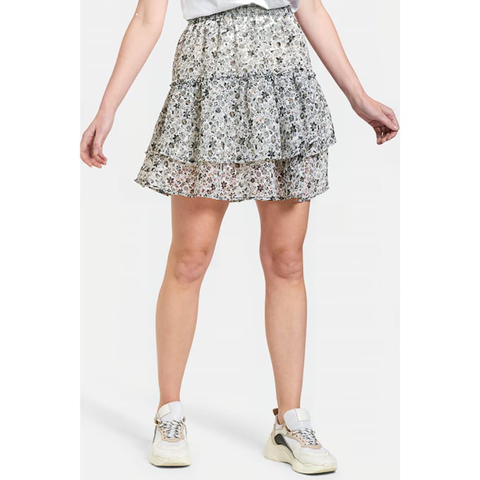 Shoeby Joy Skirt Floral Größe: M | Miniröcke Outlet | Damen