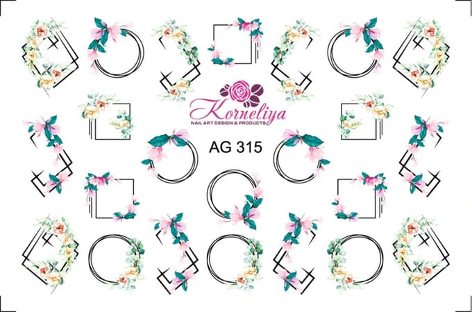 Korneliya Airbrush Waterdecal AG 315
