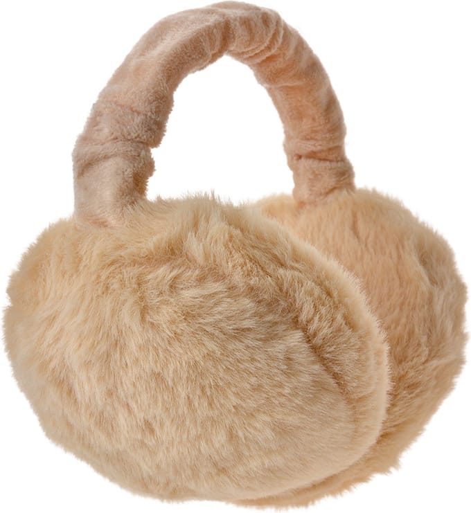 Clayre & Eef Oorwarmers one size Beige Polyester