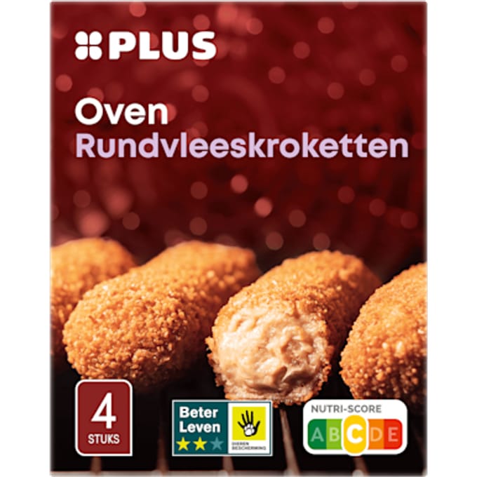 Oven rundvleeskroketten 4 stuks