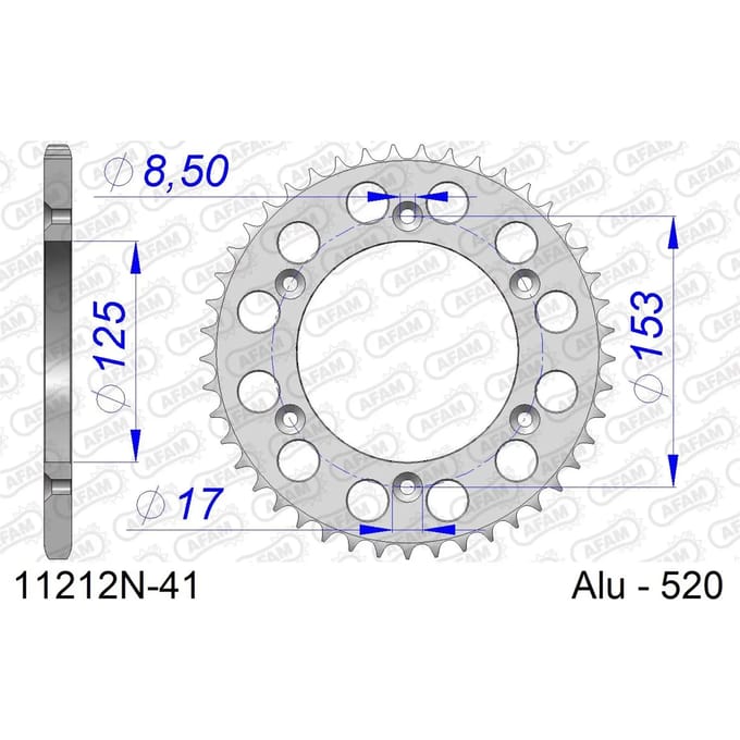 Tandwiel Afam 520 41 dents