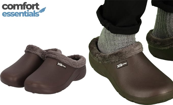 Klompen Heren - Tuinklompen Heren - Gevoerd - Navy - Maat 41 - Clogs - Tuinschoenen