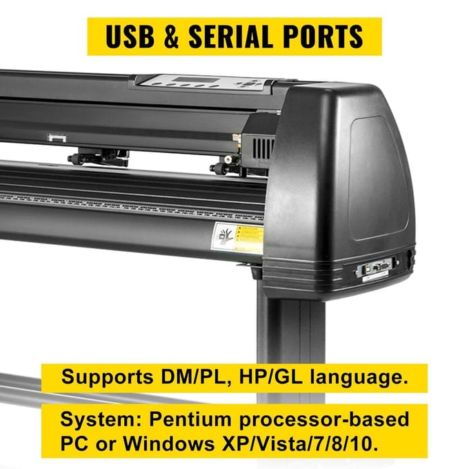 5-in-1 Hittepers Transfermachine 38x38cm met 34” Vinyl Snijplotter Machine Kit Kunst Ambacht Printer Sublimatie(34”/870mm)