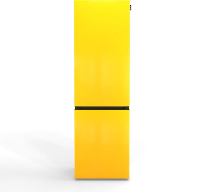 NUNKI LARGECOMBI-FYELL / Combi Bottom Koelkast, E klasse, 269l, Lucid Yellow, Gloss (FRONT only)