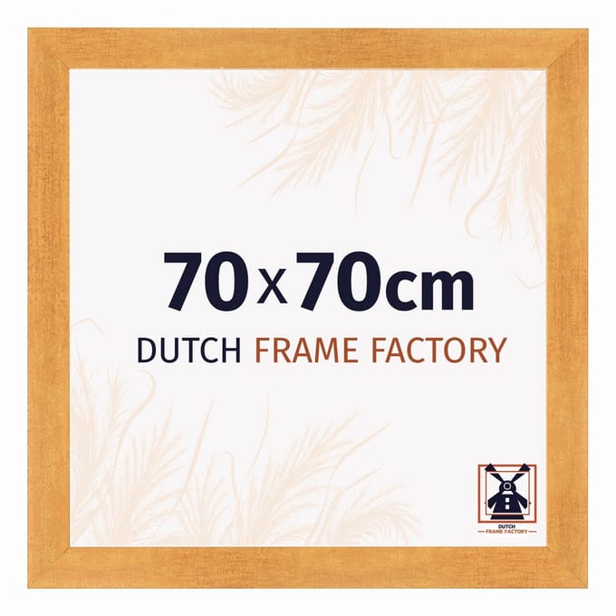 Fotolijst 70x70 cm - MDF - Oranje - Praag