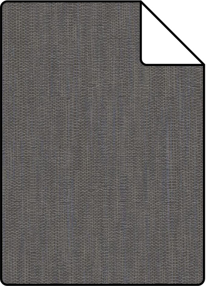 Proefstaal Origin Wallcoverings behang grasweefsel met linnen look donkerbruin - 26,5 x 21 cm - 347360-S