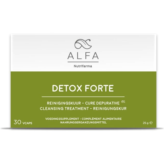 Alfa Detox Forte 30 Plantaardige Capsules